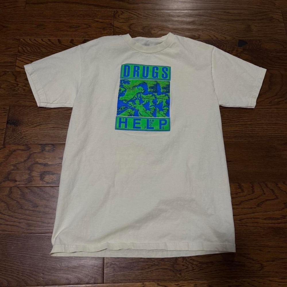 Cream Graphic T-Shirt